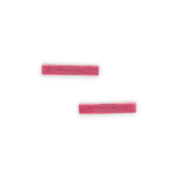 Set of 2 Velvet Hair Clips - Pink